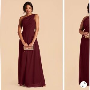 Birdy Grey Kira One Shoulder Cabernet Dress size M